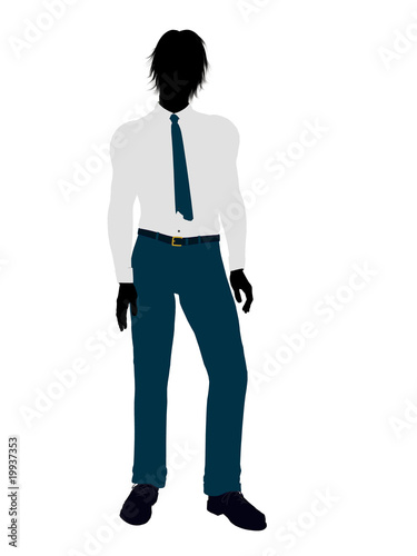 Illustration: Business Man Silhouette Business Man Silhouette