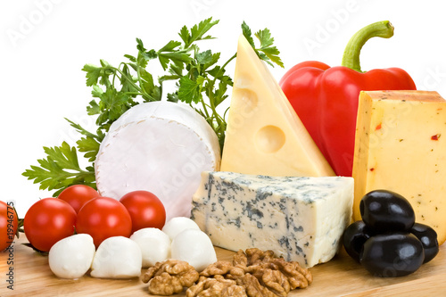cheese with vegetables