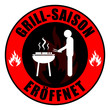 schild grillsaison eröffnet I