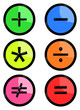 Icones pour calculatrice