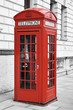 Red telephone booth in London, England Red telephone booth in London, England