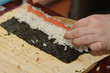 Photo: Cook making sushi Cook making sushi