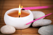 Composition zen / bâtonnets d'encens
