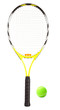 Tennis Racket and Ball