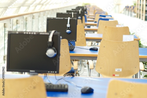 Empty school chair