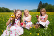 Children on Easter egg hunt