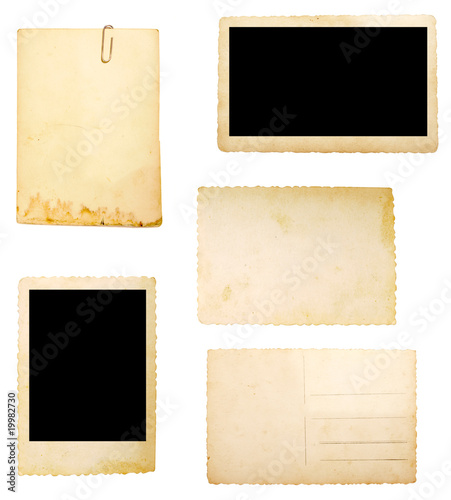 Foto: brown old paper note background brown old paper note background