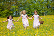Children on an Easter egg hunt