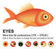 Fish - Change the eyes hiding or showing the layers