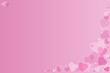 Illustration: Rosa Herz Hintergrund Rosa Herz Hintergrund