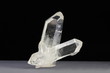 Quartz, variety rock crystal with a double terminated crystal