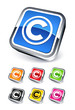 icône copyright / propriété intellectuelle