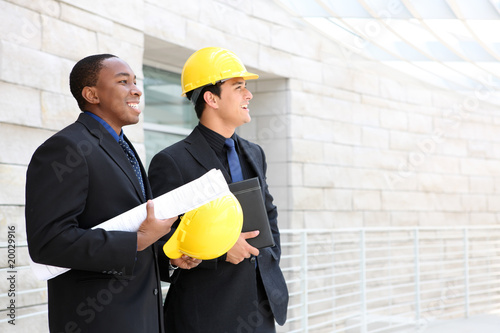 Photo: Business Team at Office Construction Site Business Team at Office Construction Site