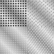 Seamless steel background collection. Vector illustration.