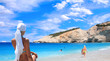 Woman on the beach