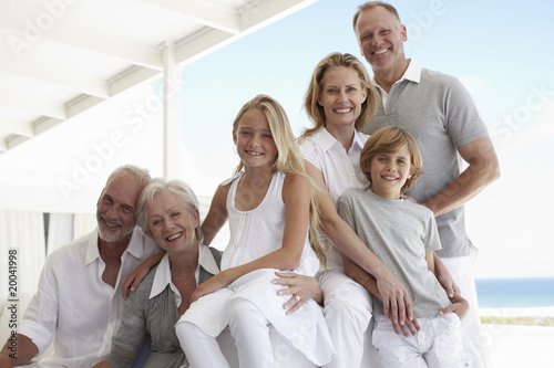 Foto: Beautiful family portrait Beautiful family portrait