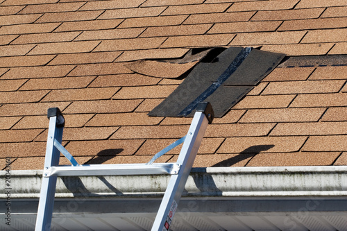 Photo: Damaged Roof Shingles Repair Damaged Roof Shingles Repair