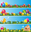 Photo en ligne au meilleur prix Set of Easter banners