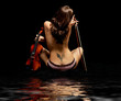 Foto: Girl with violin Girl with violin