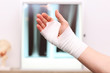 Hand im Verband Hand im Verband