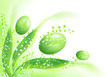 Easter green decoration
