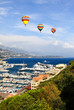 Aerial view of Monaco harbor Aerial view of Monaco harbor