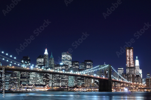 Skyline At Night, New York