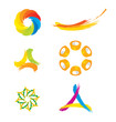 Vector shiny icons