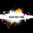 Vector colorful grunge banner