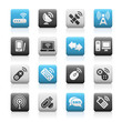 Matte Icons // Wireless & Comunications