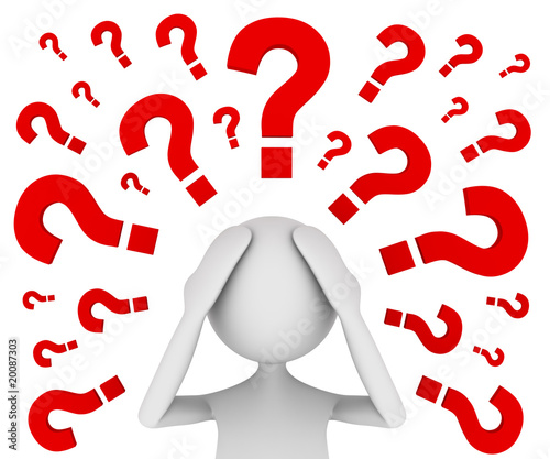 Illustration: Troubled with Questions Troubled with Questions