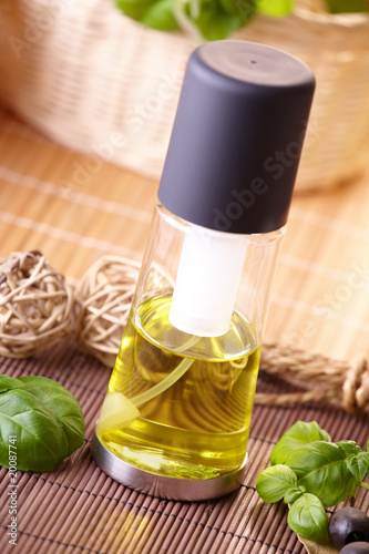 Photo: Bottle with oil Bottle with oil