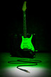 guitar and plug in spot of light