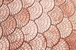brown pattern tiles