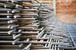 Pile of rusty armature