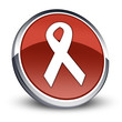 3D Style Button "Awareness Ribbon"
