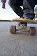 Skateboarding on the promenade