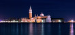 Venice church in the night