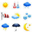 Weather icons.