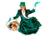 St Patrick holiday woman