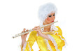 Baroque flautist