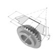 Gear and drawing