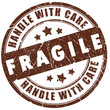 Fragile stamp