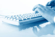 girl typing