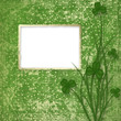 Design for St. Patrick's Day. Flower ornament.