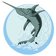 big fish, high jumped out of the water