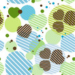 Background with heart. Vector Illustration