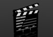 Filmklappe Hollywood Action - 3D Render