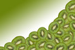 kiwi background with gradient transition.