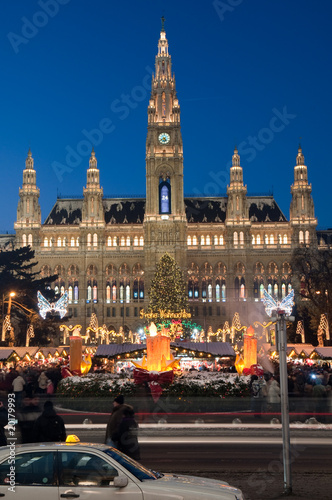 Photo: Christmas market in Vienna, Austria Christmas market in Vienna, Austria